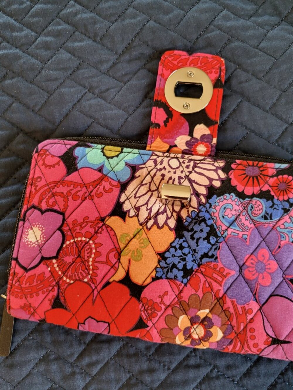 Vera Bradley Floral Fiesta wallet - Picture 2 of 5